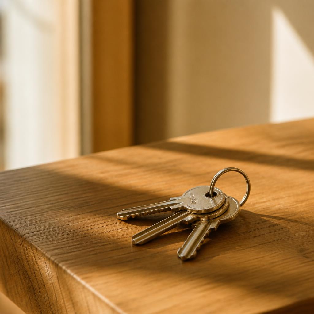 Manojo de llaves de una vivienda